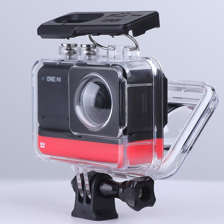 Para Insta360 One RS 360 Edition 60m carcasa impermeable para buceo en profundidad subacuática, For Insta360 One RS