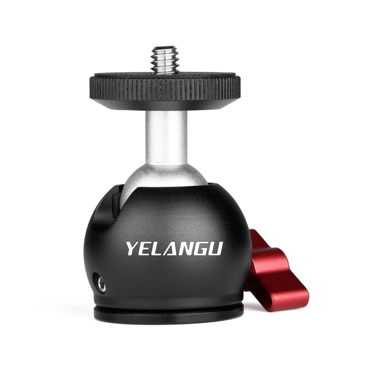 YELANGU Adaptador de cabeza de bola de trípode de metal panorámico de 360 grados para Dolly Car, Ball Head Adapter