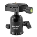 BEIXIN QB-30 Cabeza de bola de metal panorámica con rotación de 360 grados y placa de liberación rápida, QB-30
