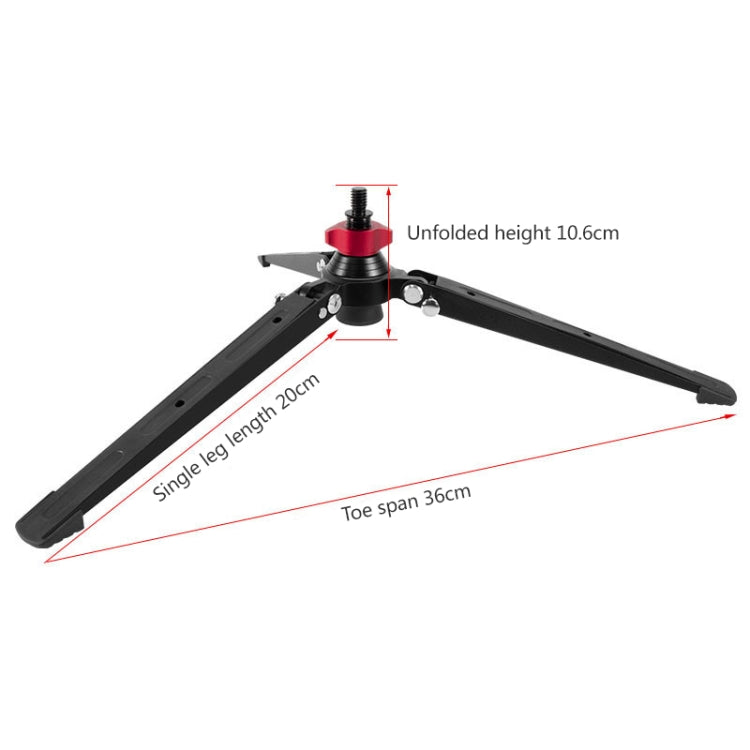BEXIN ST-3 Mini trípode de escritorio con base de soporte monopié de tres pies