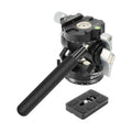 BEXIN DT-02R/S 2D Panorama de 720 grados cabezal de arrastre fluido de acción de trípode resistente con placa de liberación rápida, DT-02R/S