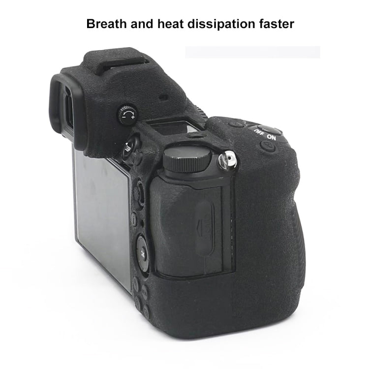 Para Nikon Z7 II Funda protectora de silicona suave, For Nikon Z7 II