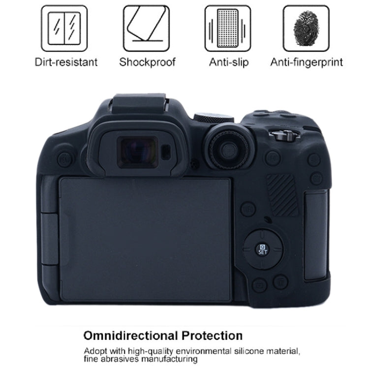 Para Canon EOS R7 Funda protectora de silicona suave, For Canon EOS R7
