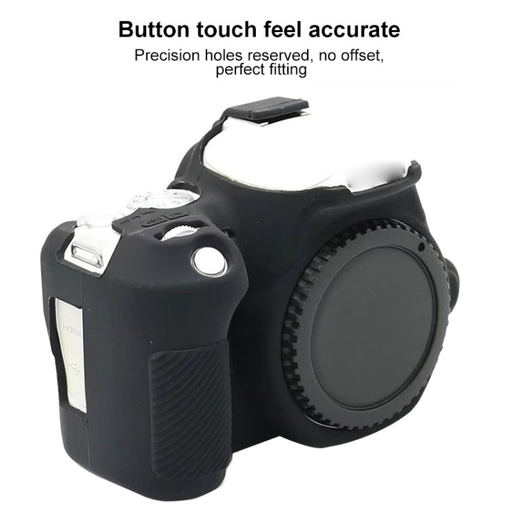 Para Canon EOS 250D Funda protectora de silicona suave, For Canon EOS 250D