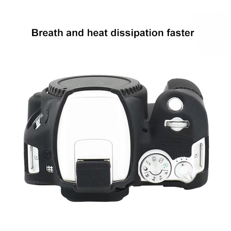 Para Canon EOS 250D Funda protectora de silicona suave, For Canon EOS 250D