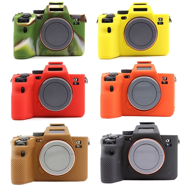 Para Sony A7S III / A7S3 Funda protectora de silicona suave, For Sony A7S III / A7S3