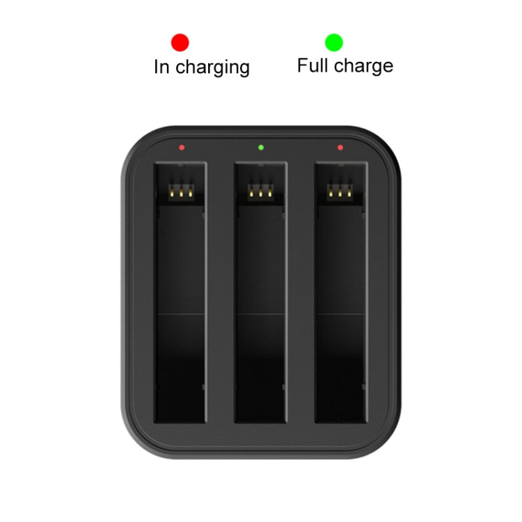 Para cargador rápido de baterías de tres ranuras Insta360 X3 / One X2, For Insta360 X3 / One X2 Tri-Slot Batteries