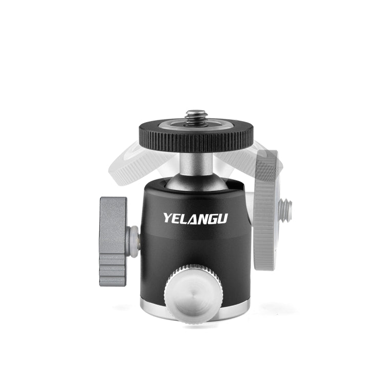 Adaptador de rótula de bola de trípode de metal panorámico YELANGU LW-A01, LW-A01