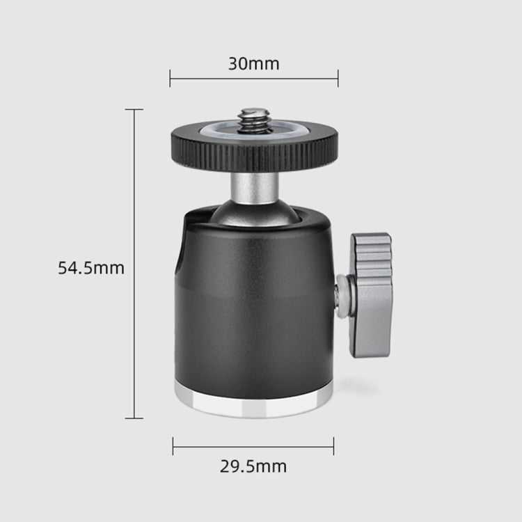 Adaptador de rótula de bola de trípode de metal panorámico YELANGU LW-A01, LW-A01