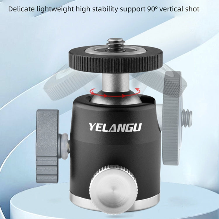 Adaptador de rótula de bola de trípode de metal panorámico YELANGU LW-A01, LW-A01