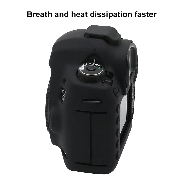 Para Canon EOS 5DS Funda protectora de silicona suave, For Canon EOS 5DS