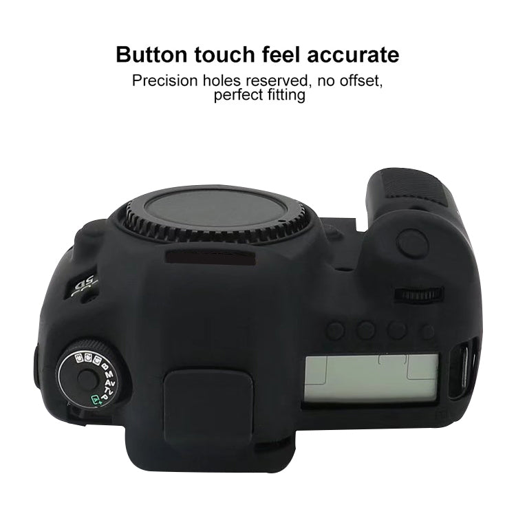 Para Canon EOS 5DS Funda protectora de silicona suave, For Canon EOS 5DS