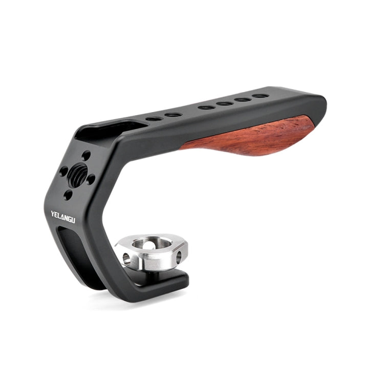 Mango superior del estabilizador de vídeo portátil YELANGU LW-B01-3 con zapatas frías para jaula LW-B01, LW-B01-3