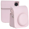 Para FUJIFILM instax mini 12 Funda de cuero de cuerpo completo Bolsa para cámara con correa