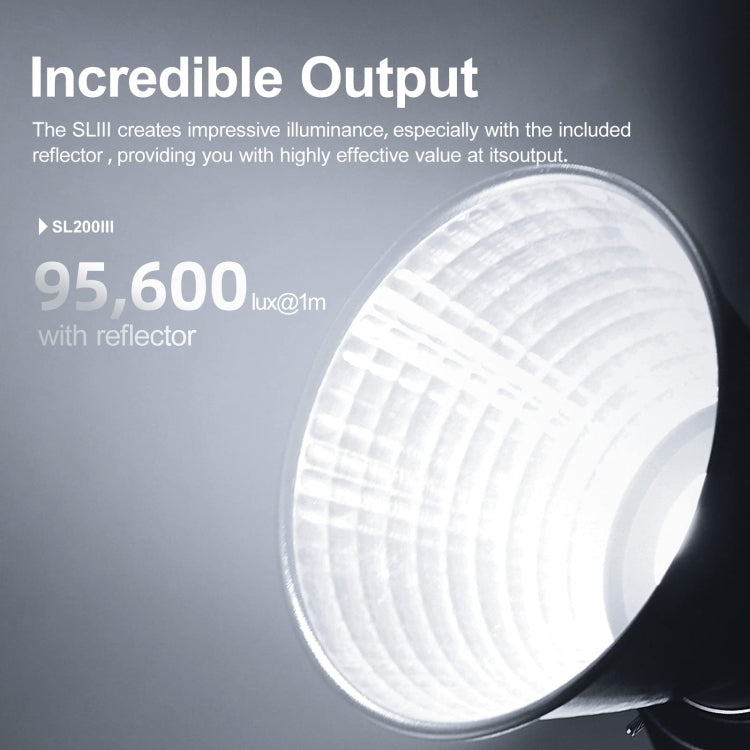 Luz de flash de vídeo de luz diurna Godox SL200III 215W LED 5600K, SL200III