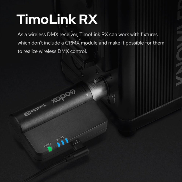 Receptor DMX inalámbrico Godox TimoLink RX, Receiver
