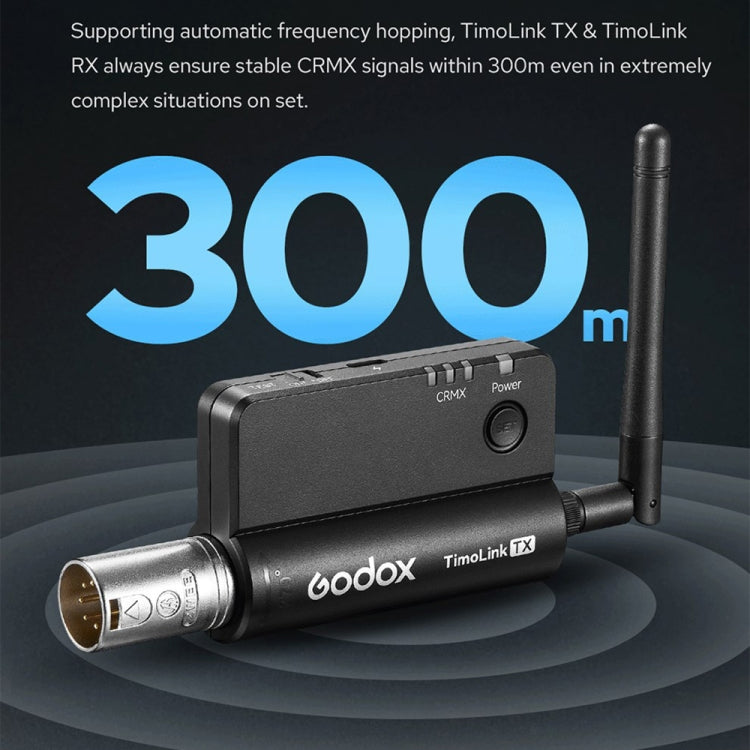 Transmisor DMX inalámbrico Godox TimoLink TX, Transmitter