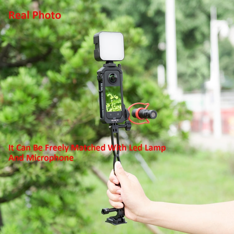 Para Insta360 X3 YELANGU LW-ONE X3 Caja de marco extendido de jaula de metal, LW-ONE X3