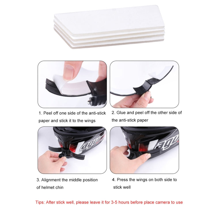 Kit de montaje de casco de teléfono de cámara de acción de flexión plegable con hebilla de gancho en J y abrazadera de teléfono de rotación y adaptador, Foldable Bending Mount