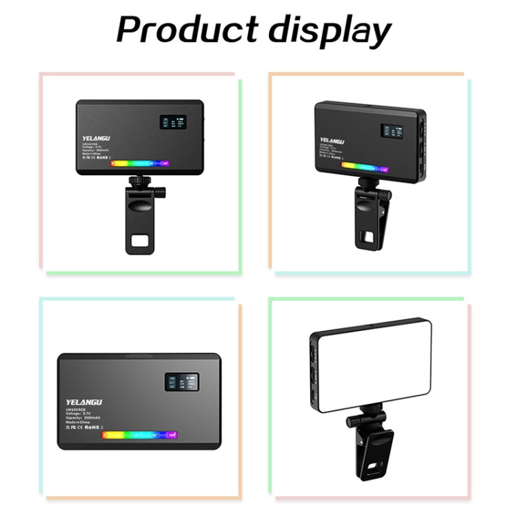 YELANGU LW140RGB 140 LEDs RGB Studio Light Video & Photo Fill Light, 140 LEDs