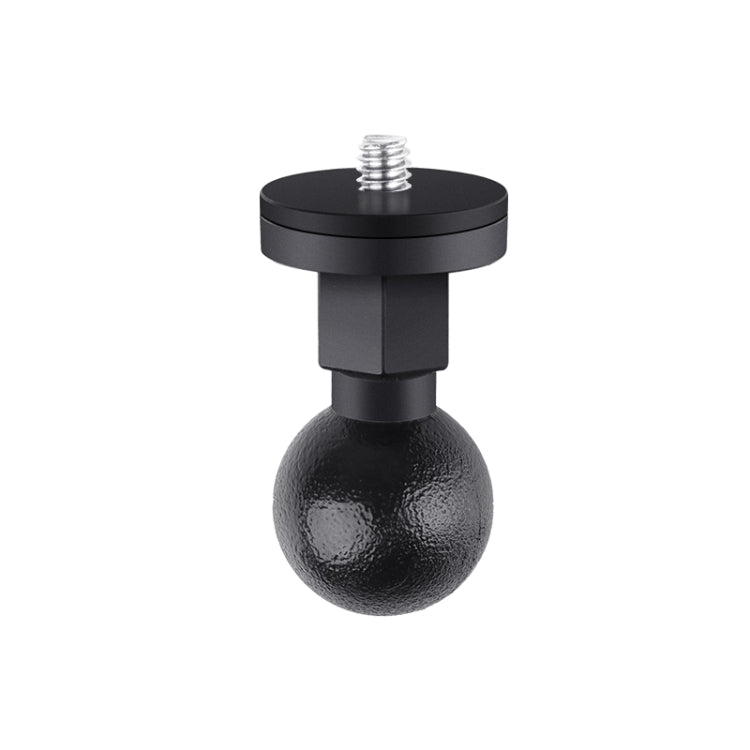 Adaptador de cabeza esférica ABS con tornillo de 25 mm y 1/4 de pulgada