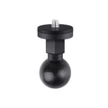 Adaptador de cabeza esférica ABS con tornillo de 25 mm y 1/4 de pulgada