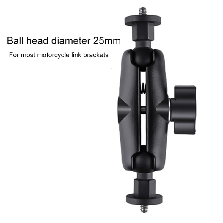 Adaptador de cabeza esférica ABS con tornillo de 25 mm y 1/4 de pulgada