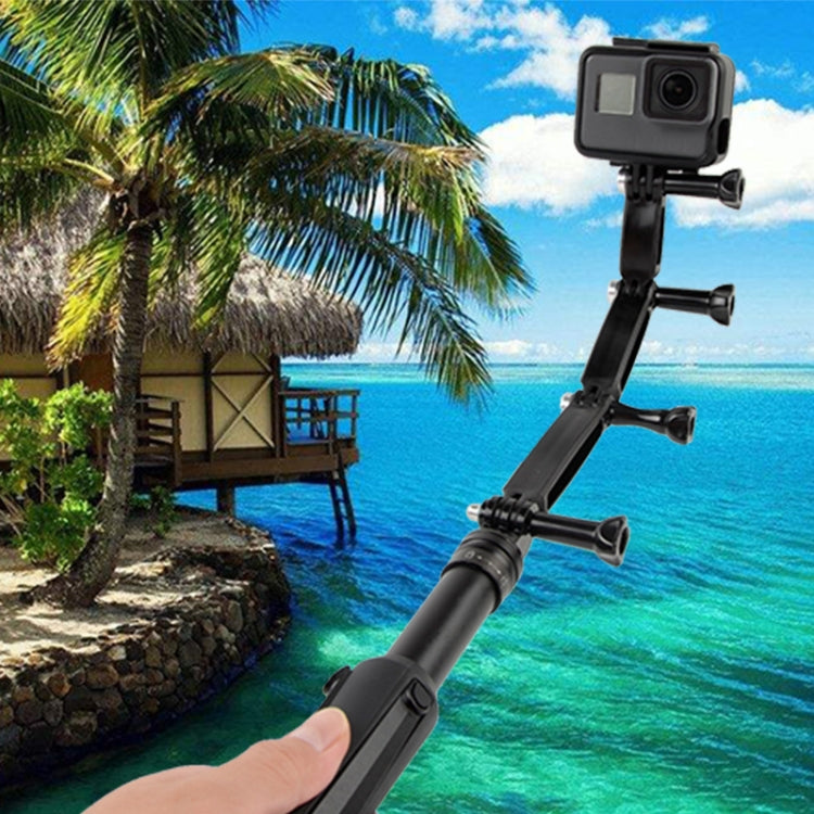 Extensor de agarre de brazo de extensión de aluminio para GoPro Hero11 Black / HERO10 Black / HERO9 Black /HERO8 / HERO7 /6/5/5 Session /4 Session /4/3+ /3/2/1, Insta360 ONE R, DJI Osmo Action yOtras cámaras de acción, longitud: 10,8 cm, 10.8cm