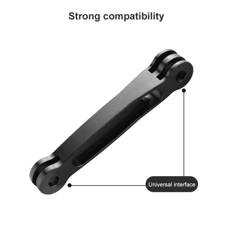 Extensor de agarre de brazo de extensión de aluminio para GoPro Hero11 Black / HERO10 Black / HERO9 Black /HERO8 / HERO7 /6/5/5 Session /4 Session /4/3+ /3/2/1, Insta360 ONE R, DJI Osmo Action yOtras cámaras de acción, longitud: 6,8 cm, 6.8cm