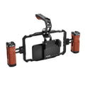 YELANGU LW101Vlogging Live Broadcast Smartphone Video Rig maneja kits estabilizadores, LW101
