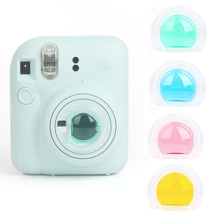 Para Fujifilm Instax mini 12 4 en 1 Jelly Filtro de cámara de cuatro colores, 4-in-1 For FUJIFILM instax mini 12