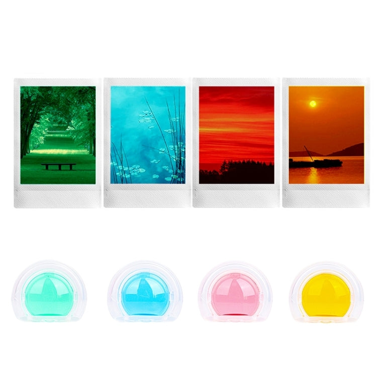 Para Fujifilm Instax mini 12 4 en 1 Jelly Filtro de cámara de cuatro colores, 4-in-1 For FUJIFILM instax mini 12