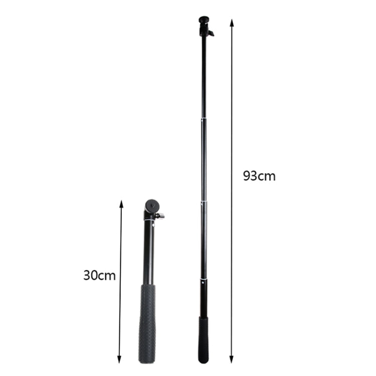Soporte para trípode plegable con agarre de 30-93 cm, palo selfie multifuncional, monopié para GoPro Hero11 Black / HERO10 Black / HERO9 Black /HERO8 / HERO7 /6/5/5 Session /4 Session /4/3+ /3/2/1, Insta360ONE R, DJI Osmo Action y otras cámaras y teléf...
