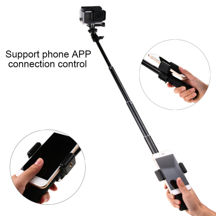 Soporte para trípode plegable con agarre de 30-93 cm, palo selfie multifuncional, monopié para GoPro Hero11 Black / HERO10 Black / HERO9 Black /HERO8 / HERO7 /6/5/5 Session /4 Session /4/3+ /3/2/1, Insta360ONE R, DJI Osmo Action y otras cámaras y teléf...