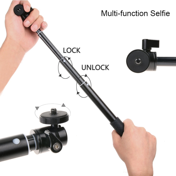 Soporte para trípode plegable con agarre de 30-93 cm, palo selfie multifuncional, monopié para GoPro Hero11 Black / HERO10 Black / HERO9 Black /HERO8 / HERO7 /6/5/5 Session /4 Session /4/3+ /3/2/1, Insta360ONE R, DJI Osmo Action y otras cámaras y teléf...