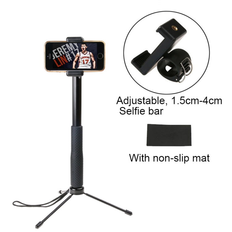Soporte para trípode plegable con agarre de 30-93 cm, palo selfie multifuncional, monopié para GoPro Hero11 Black / HERO10 Black / HERO9 Black /HERO8 / HERO7 /6/5/5 Session /4 Session /4/3+ /3/2/1, Insta360ONE R, DJI Osmo Action y otras cámaras y teléf...