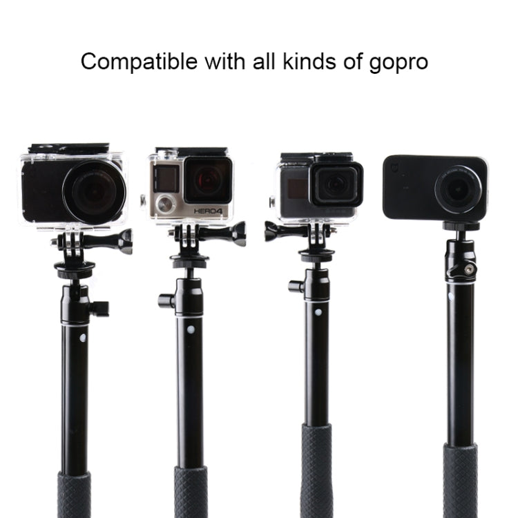 Soporte para trípode plegable con agarre de 30-93 cm, palo selfie multifuncional, monopié para GoPro Hero11 Black / HERO10 Black / HERO9 Black /HERO8 / HERO7 /6/5/5 Session /4 Session /4/3+ /3/2/1, Insta360ONE R, DJI Osmo Action y otras cámaras y teléf...