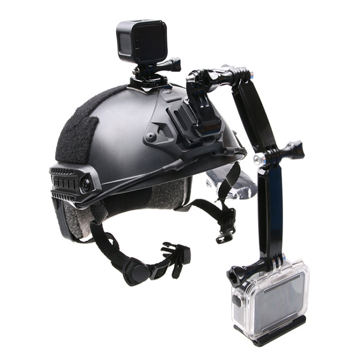 Conjunto de montaje frontal para casco para GoPro Hero11 Black / HERO10 Black /9 Black /8 Black /7/6/5/5 Session /4 Session /4/3+ /3/2/1, DJI Osmo Action y otras cámaras de acción, Mount Bundle Set