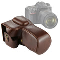 Funda de cuero PU para cámara de cuerpo completo para Nikon D7200 / D7100 / D7000 (lente de 18-200 / 18-140 mm), For D7200