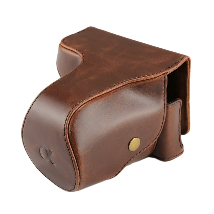 Funda de cuero PU para cámara de cuerpo completo con correa para Sony NEX 7 / F3 (lente de 18-55 mm), For Sony NEX 7 / F3, For Sony NEX 7