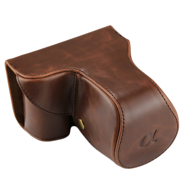 Funda de cuero PU para cámara de cuerpo completo con correa para Sony NEX 7 / F3 (lente de 18-55 mm), For Sony NEX 7 / F3, For Sony NEX 7