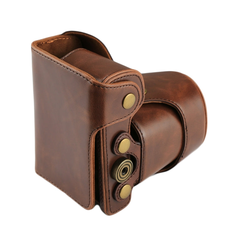 Funda de cuero PU para cámara de cuerpo completo con correa para Sony NEX 7 / F3 (lente de 18-55 mm), For Sony NEX 7 / F3, For Sony NEX 7