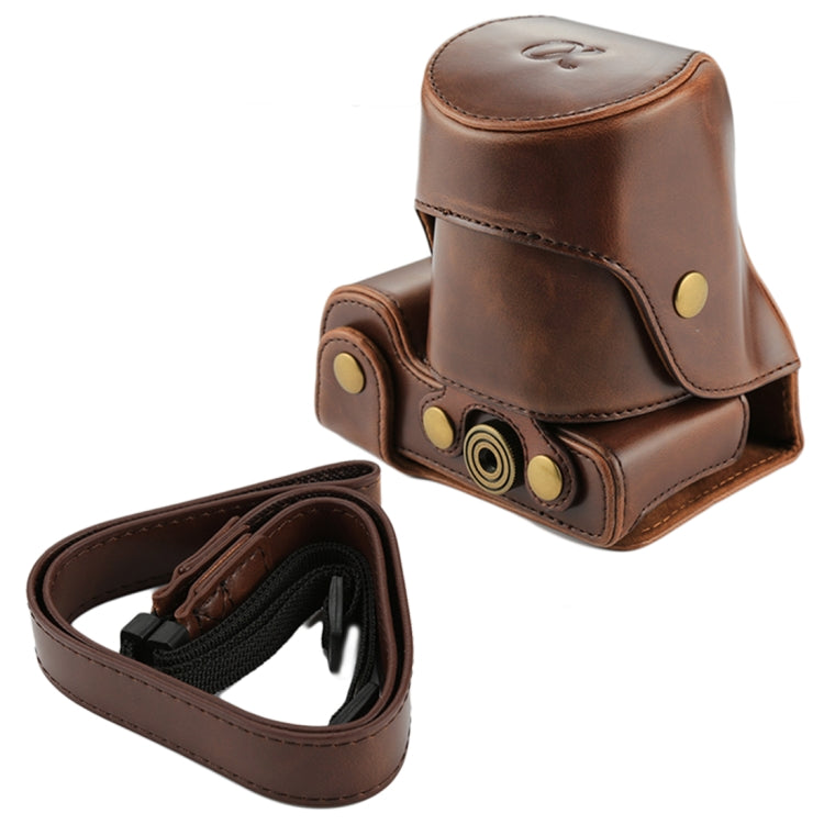 Funda de cuero PU para cámara de cuerpo completo con correa para Sony NEX 7 / F3 (lente de 18-55 mm), For Sony NEX 7 / F3, For Sony NEX 7