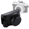 Estuche para cámara de cuero PU para cámara de cuerpo completo con correa para Panasonic Lumix GF7 / GF8 / GF9 (lente de 12-32 mm / 14-42 mm), For Lumix GF7