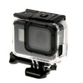 Para GoPro HERO6 /5 Funda protectora con carcasa esquelética + cubierta trasera hueca con hebilla, montaje básico y tornillo, sin necesidad de desmontar la lente, Hollow Back Cover