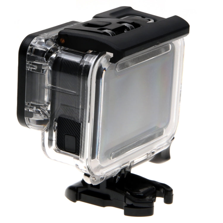 Para GoPro HERO6 /5 Funda protectora con carcasa esquelética + cubierta trasera hueca con hebilla, montaje básico y tornillo, sin necesidad de desmontar la lente, Hollow Back Cover