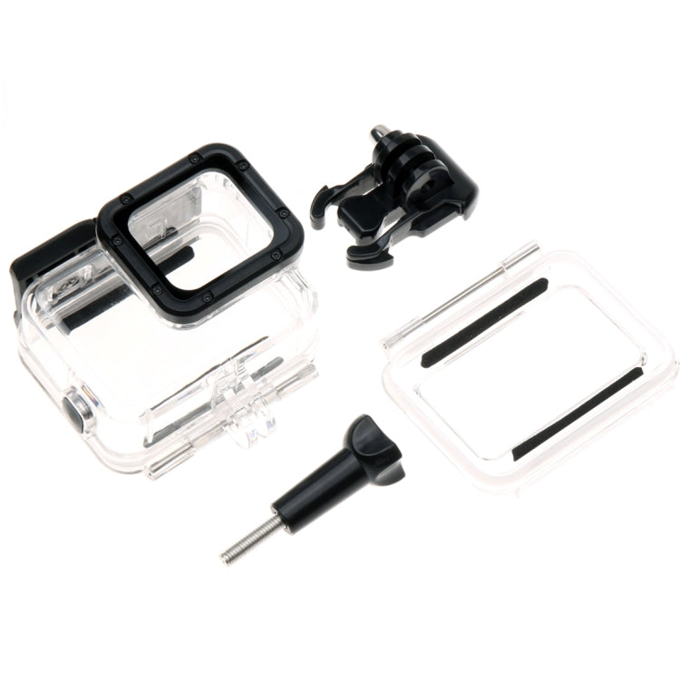 Para GoPro HERO6 /5 Funda protectora con carcasa esquelética + cubierta trasera hueca con hebilla, montaje básico y tornillo, sin necesidad de desmontar la lente, Hollow Back Cover
