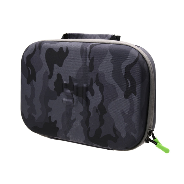 Estuche portátil impermeable a prueba de golpes de EVA con patrón de camuflaje para GoPro Hero11 Black / HERO10 Black / HERO9 Black / HERO8 Black / 7/6/5/4/3+ / 3/2/1, DJI Osmo Action y otros accesorios para cámaras de acción, Tamaño: 27 cmx 19cm x 7cm...