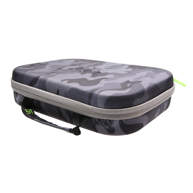 Estuche portátil impermeable a prueba de golpes de EVA con patrón de camuflaje para GoPro Hero11 Black / HERO10 Black / HERO9 Black / HERO8 Black / 7/6/5/4/3+ / 3/2/1, DJI Osmo Action y otros accesorios para cámaras de acción, Tamaño: 27 cmx 19cm x 7cm...