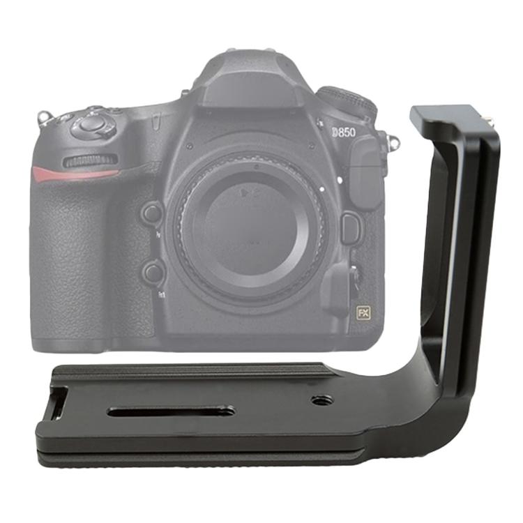 FITTEST FLN-D850 Soporte de placa L de liberación rápida para disparo vertical para Nikon D850, Nikon D850